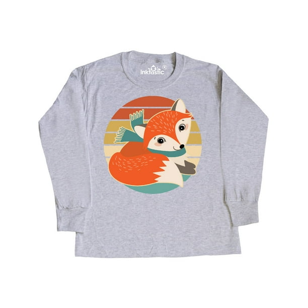 Cute Fox Mens Longsleeve Tee Foxy Cute Fox Mens Longsleeve Tee Foxy